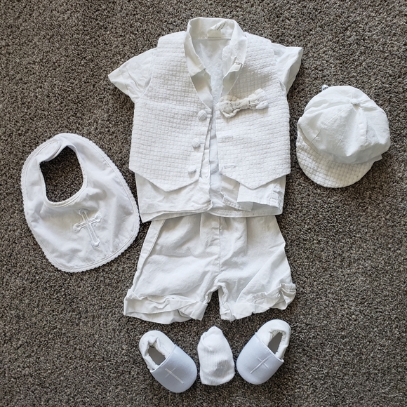 ⛪SOLD⛪Infant Boy Christening Outfit - Picture 1 of 4